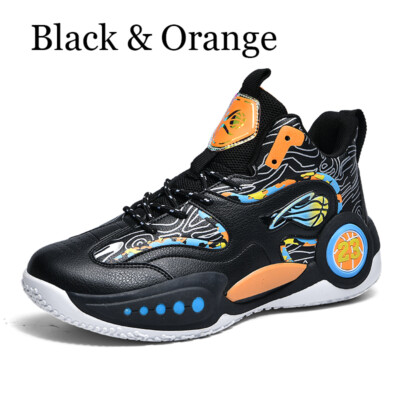 Fashion Men's Basketball Shoes Rubber Sole Athletic Shoes Lace Up Sneaker-image