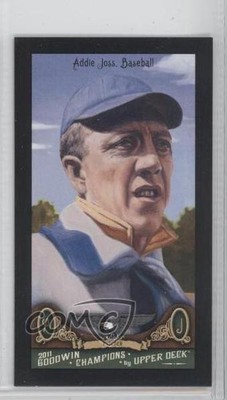 2011 Upper Deck Goodwin Champions Mini Red Lady Luck Back Addie Joss #39 HOF-image