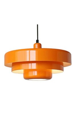DoungRos Ceiling Pendant Light Mid Century Ceiling Light Ceiling Lamp Orange New-image
