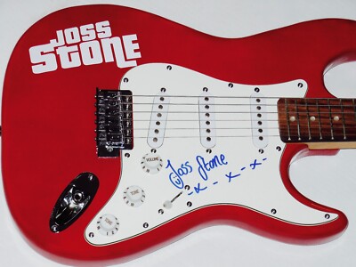 JOSS STONE AUTOGRAPHED GUITAR (SINGER / SONGWRITER) - W/ COA!-image