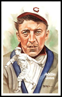 Addie Joss 1980 Perez-Steele Hall of Fame Series 1-15 #164 /10000 Indians-image