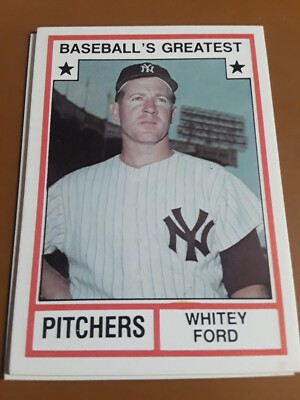 1982 TCMA BASEBALL'S GREATEST PITCHER'S HUBBELL DEAN PAIGE GROVE MCLAIN YOUNG ++-image