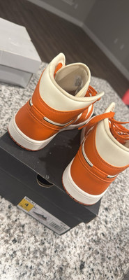 Air Jordan 1 Mid SE Gs FOOTBALL GREY/ORANGE PEELGRIS FOOTBALL/PELURE D'ORANGE-image
