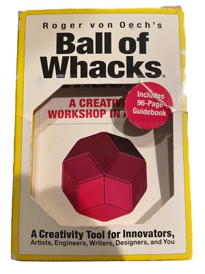 Roger Von Oech's BALL OF WHACKS Set Of Magnetic Design Blocks Creative Tool-image