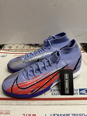 Nike Superfly 8 Academy IC x Kylian Mbappe ‘Flame’ DB2862 506 Size 10-image