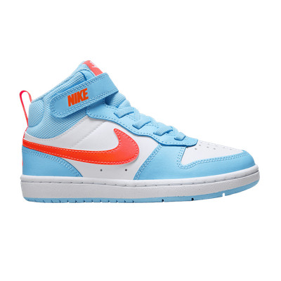 Nike Court Borough Mid 2 PS 'Aquarius Blue Orange' HF4792-407 New Size-image