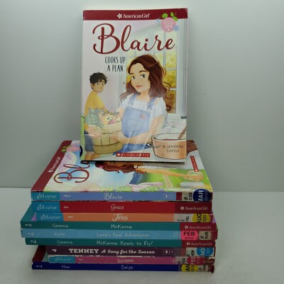 American Girl Doll Book Lot 10, Mckenna, Saige, Grace, Blaire, Joss& More-image