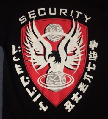 RARE FIREFLY Security T-Shirt FRONT print Serenity Nathan Fillion Joss Whedon M-image