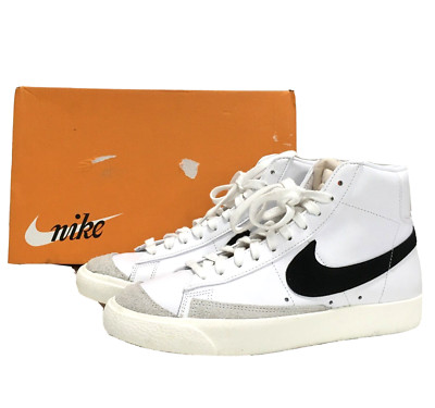 Nike Blazer Mid '77 Sneakers BQ6806, Classic Retro Shoes, Leather, Size 8/9.5-image