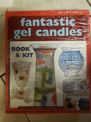 Fantastic Gel Candles Book and Kit - 35 Creative Projects. Brand new sealed box-image