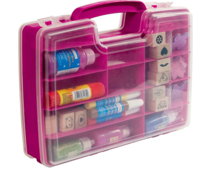 Creative Options Double Sided Craft N Go Case - MAGENTA 1715-51 tote carrier-image