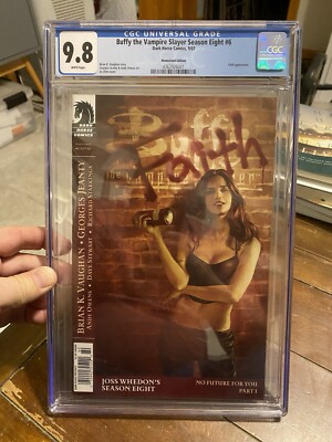 Buffy the Vampire Slayer Season 8 #6 Rare Newsstand CGC 9.8 Faith-image
