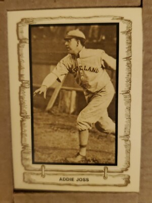 1983 Cramer Baseball Legends Series 4 HOF Addie Joss Baseball Card #114 of 120-image