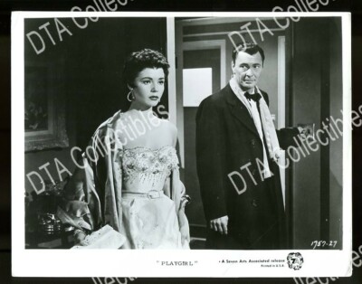 PLAYGIRL-8X10 PROMO STILL-1954-BARRY SULLIVAN-COLLEEN MILLER-DRAMA-FILM VG/FN-image
