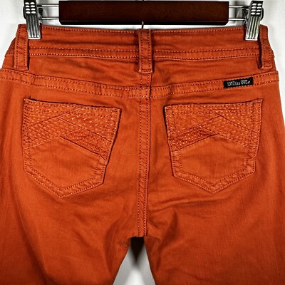 Miss Me Burnt Orange Mid Rise Skinny Size 27  Jean Pants-image