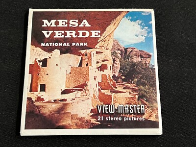 Sawyer's View-Master #A325  MESA VERDE NATIONAL PARK, COLORADO Circa 1962 Issue-image