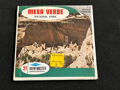 Sawyer's View-Master #A325  MESA VERDE NATIONAL PARK, COLORADO Circa 1964 Issue-image