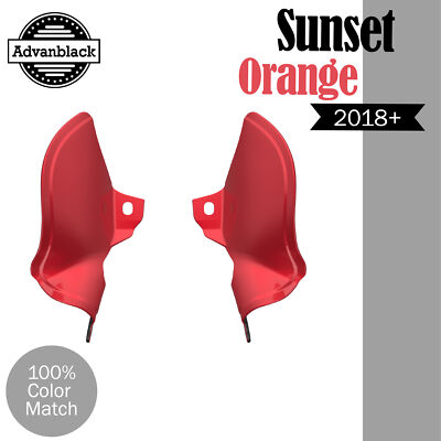 SUNSET ORANGE ABS Mid Frame Air Deflector For M8 Harley Lower Rider Street Bob-image