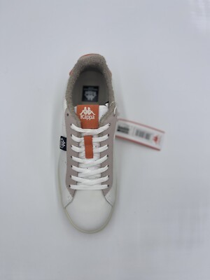 Kappa Authentic Joss 1 Unisex White-Beige Md-Orange Shoes Size US 9 381G1XW-image