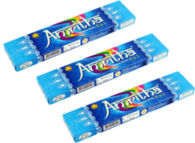Incense Sticks | AMRITHA Joss Sticks Sets of 3 x 24 Incense  Sticks Fragrances -image