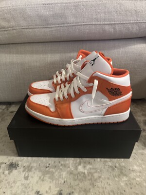 Size 10 - Jordan 1 Mid SE Electro Orange 2021-image