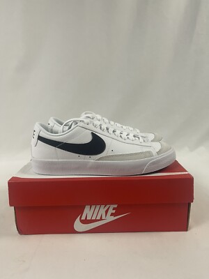 Nike Blazer Low '77 GS White Black Team Orange DA4074-101 Size 6.5Y / 8 Womens-image