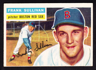 1956 TOPPS #71 FRANK SULLIVAN RED SOX WHITE BACK-image