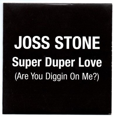 JOSS STONE Super duper love ULTRA RARE SPAIN PROMO CD SINGLE UNIQUE COVER 2003-image