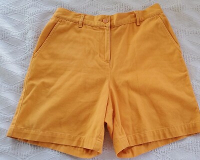 Lauren Ralph Lauren Orange Cotton Shorts Misses Size 4P-image