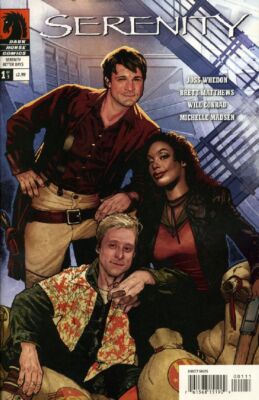 Serenity: Better Days #1 VF/NM 2008 Dark Horse Joss Whedon Adam Hughes Cover-image