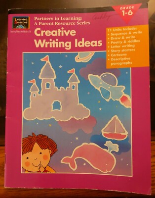 Creative Writing Ideas by Jo Ellen Moore & Joy Evan Gr. 1-6 Evan-Moor Co. Mint-image