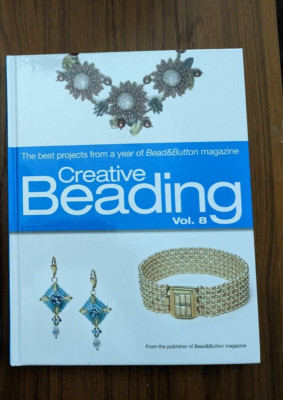 CREATIVE BEADING-VOL 8- FROM BEAD&BUTTON MAGAZINE-HARDCOVER BOOK-image