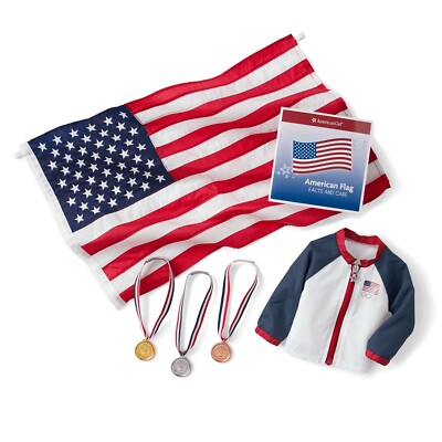 American Girl Team USA Medal Ceremony Set No Doll New In Box Blaire Lea Joss-image