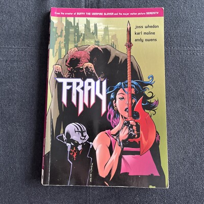 Fray 2003  TPB Joss Whedon OOP Rare Graphic Novel Future Slayer-image