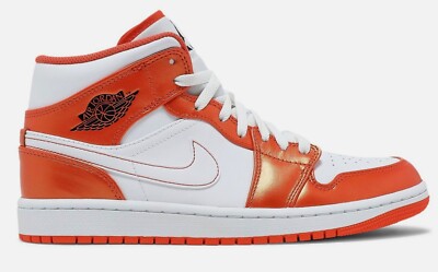 NEW Air Jordan Air Jordan 1 Mid SE 'Electro Orange' DM3531-800 10.5 no box-image