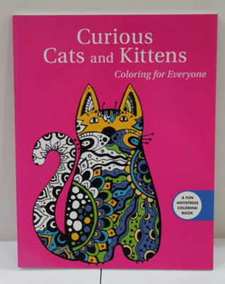 Creative Stress Relieving Adult Coloring Book Ser.: Curious Cats and Kittens:...-image