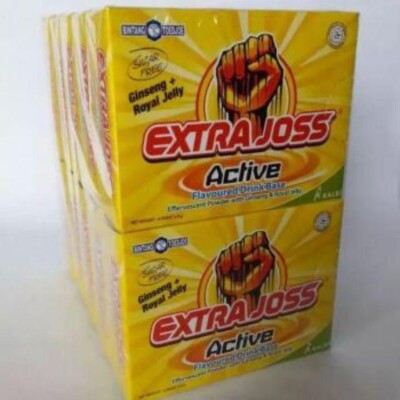 EXTRA JOSS ACTIVE ORIGINAL - 10 Boxes (60 SACHETS) ENERGY DRINK POWDER HALAL -image