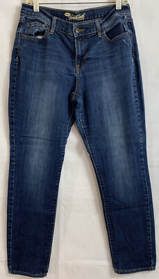 Old Navy The Sweetheart Skinny Blue Jeans Size 10 Short Mid Rise Cotton Blend-image