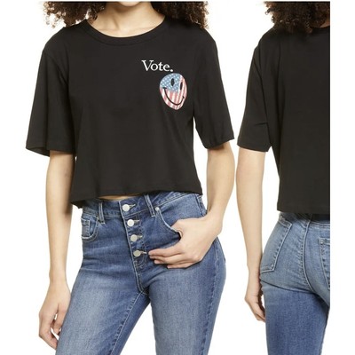 la la land creative co vote crop top small-image