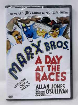 A Day at the Races (DVD, 2004) Marx Bros — B&W Comedy NEW SEALED Free Shipping-image