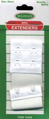 38mm Sullivans White Bra Extender-image