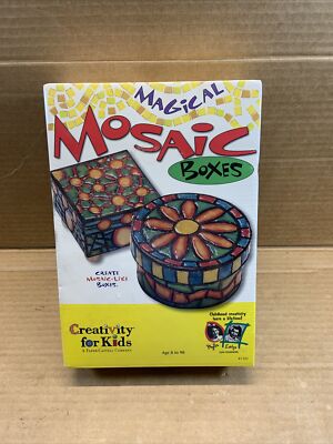  Magical Mosaic Boxes Creativity for Kids by Faber-Castell Company ages 8-98 -image