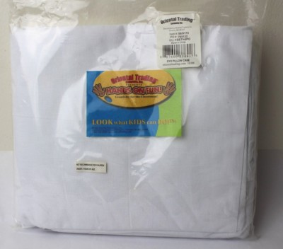 ORIENTAL TRADING COMPANY HANDS ON FUN CREATIVITY PACK 6 DYO PILLOW CASE* -image