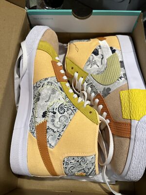 NIKE SB Zoom Blazer Mid Premium Melon Tint Floral Paisley DM0859-800 Sz 10-image