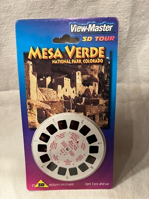 Mesa Verde View-Master 3 Reel Packet SEALED ~21 pictures-image