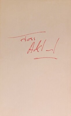 Great English Character Actor JOSS ACKLAND Signed Card - SHERLOCK HOLMES-image