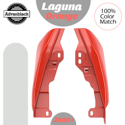 Laguna Orange Mid Frame Air Deflector Heat Shield Fits 2009+ Harley Touring-image