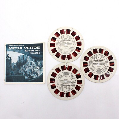 View Master Mesa Verde National Park Colorado 3 Reel Set Scenic ViewMaster-image