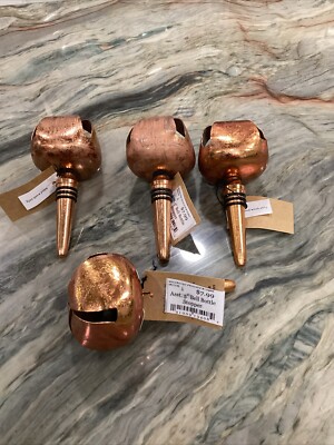 Creative Co-op 5” Bell Bottle Stopper NWT-image