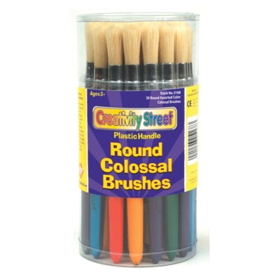 Creativity Street Colossal Brush 30-Count Round Set-image